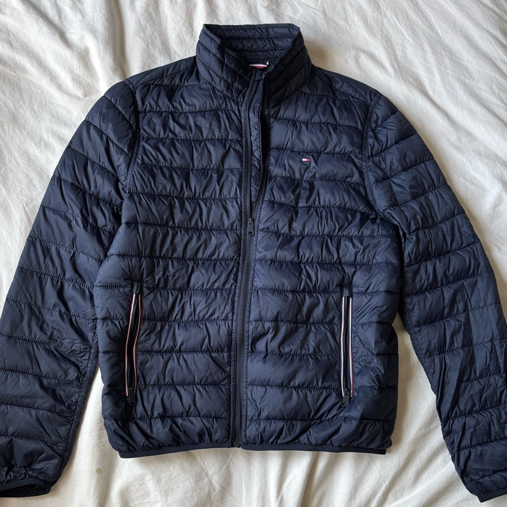 Tommy Hilfiger Men's Dark Blue Puffer Jacket